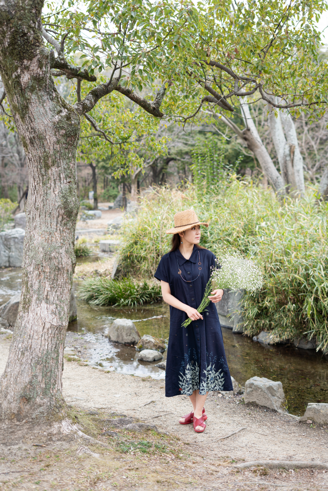 蛍丸衿ワンピース