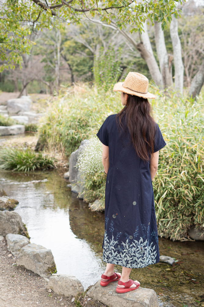 蛍丸衿ワンピース