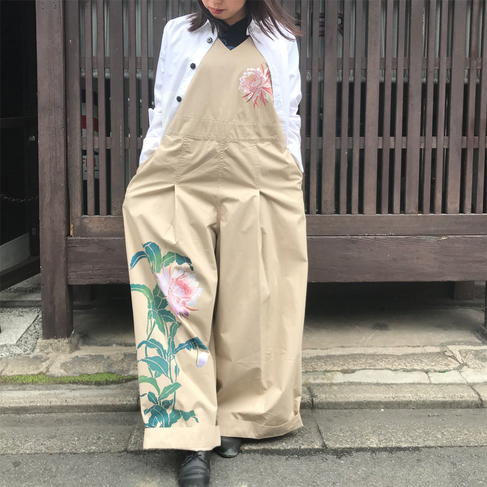 月下美人 背中クロス オールインワン