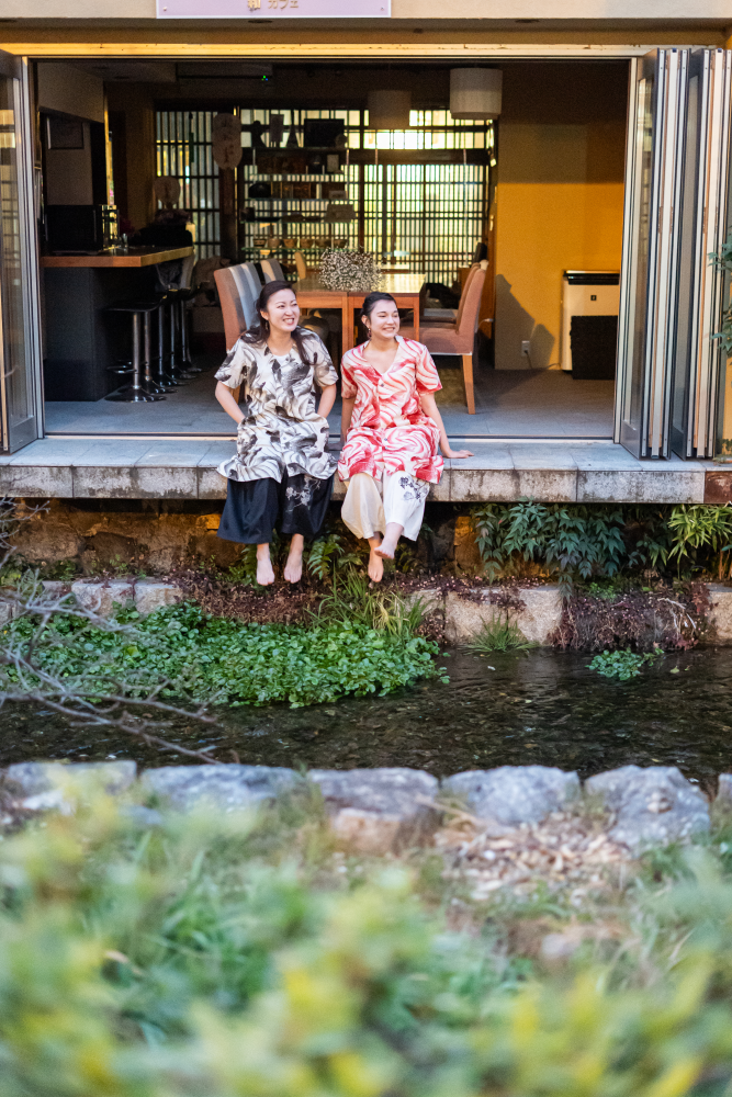 流水鯉総柄  ワンピース