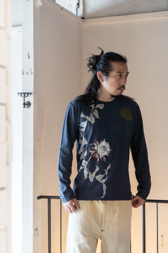 Night-blooming cereus & Moonlit Bat T-shirt