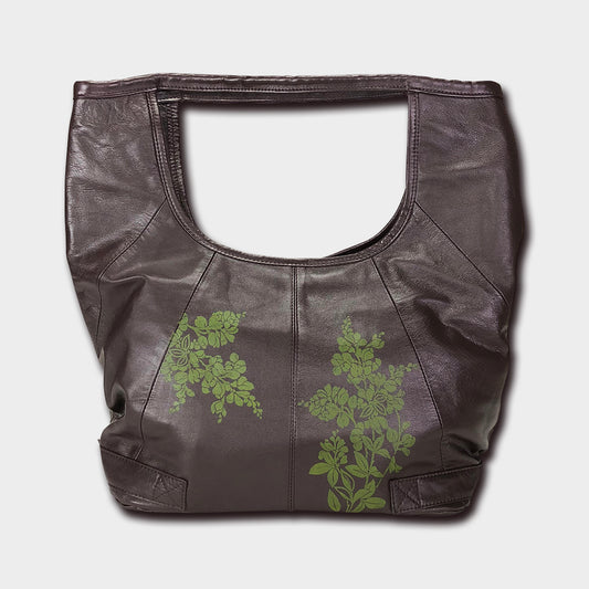 革パッチワークトートバッグ -木萩(きはぎ)-