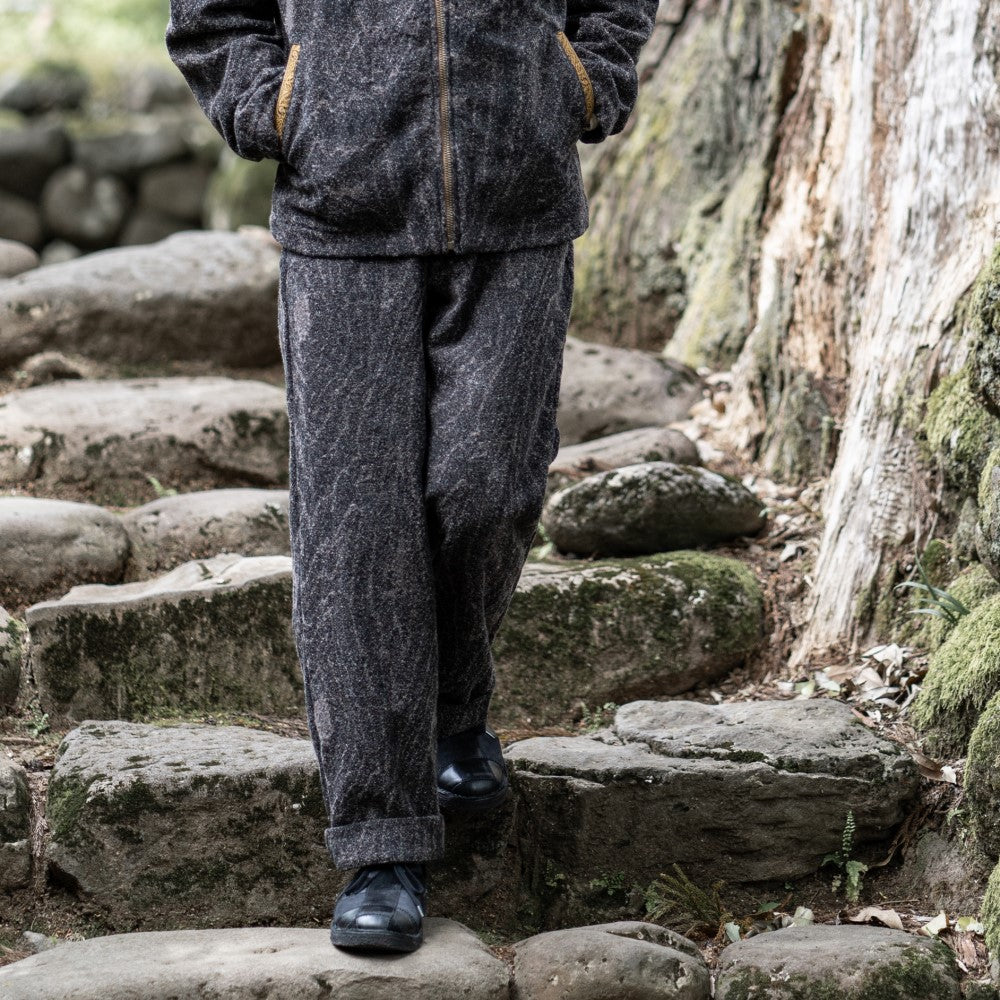 屋久杉ジャカードタックパンツ