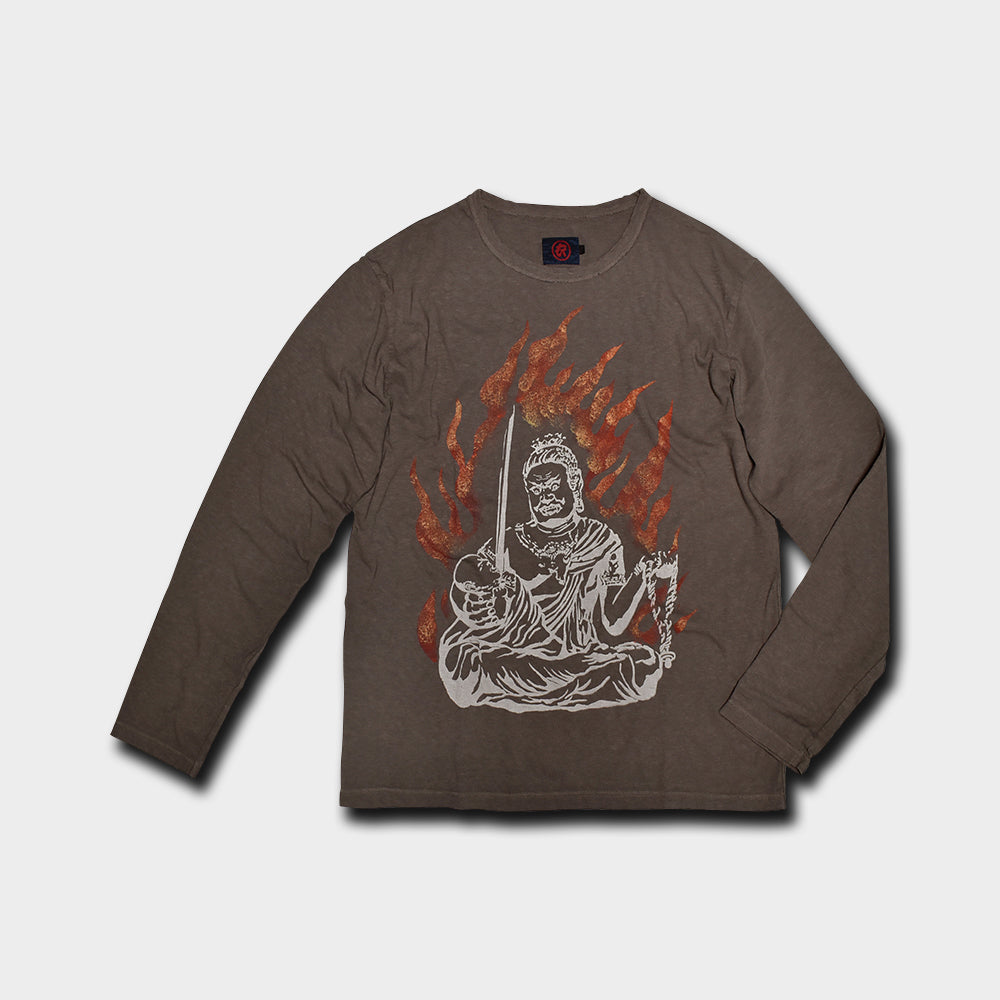 イクメン不動明王 長袖Tシャツ