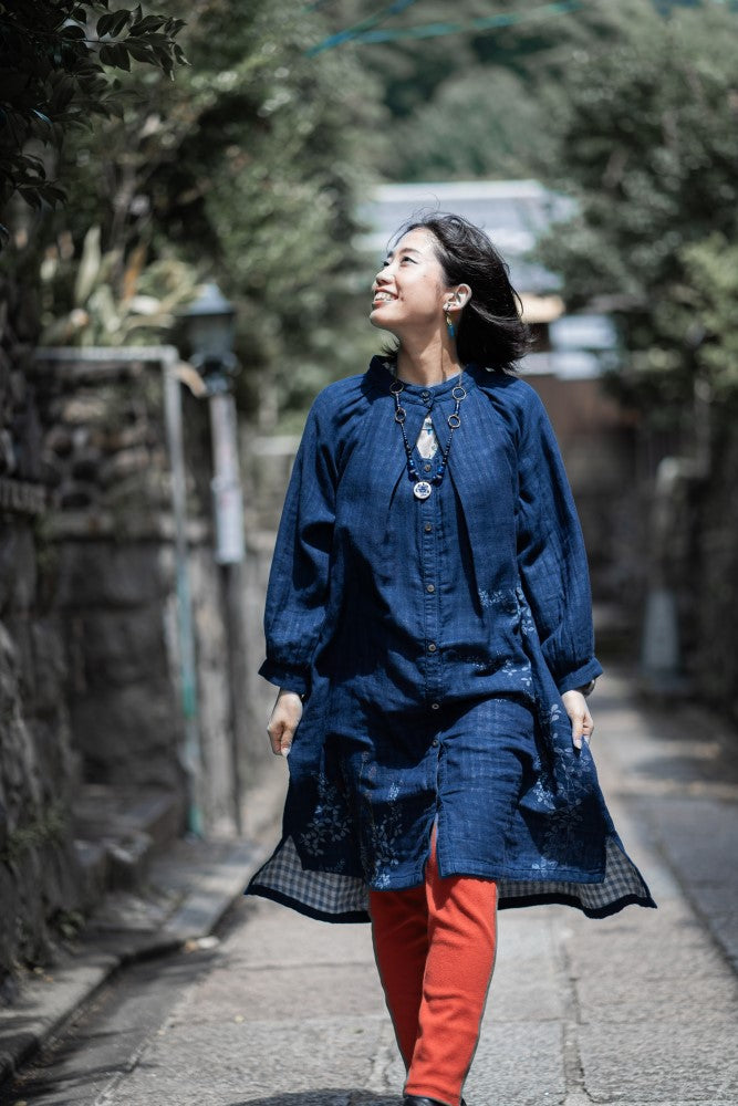 Garden Burnet Double Gauze Dress