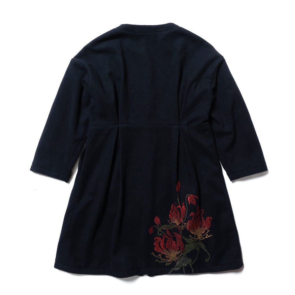 グロリオサタックウールコート