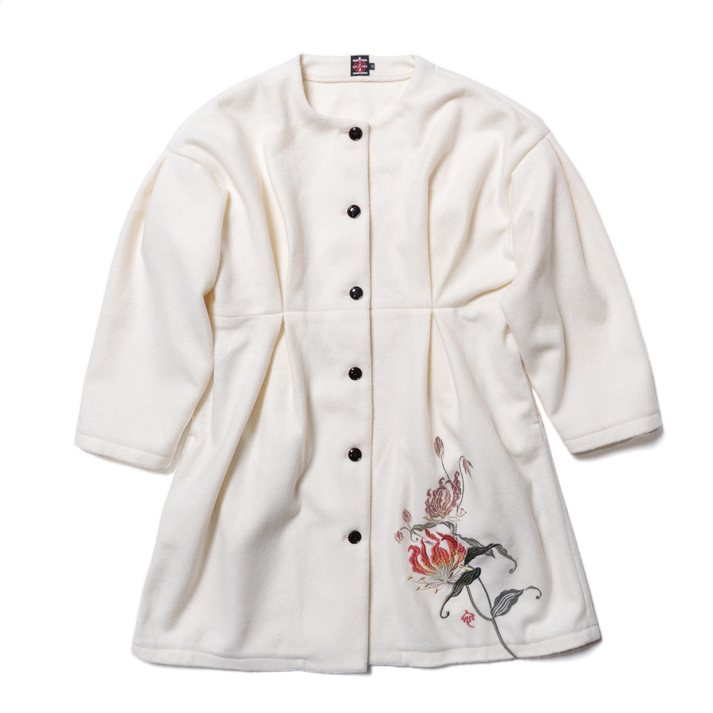 グロリオサタックウールコート