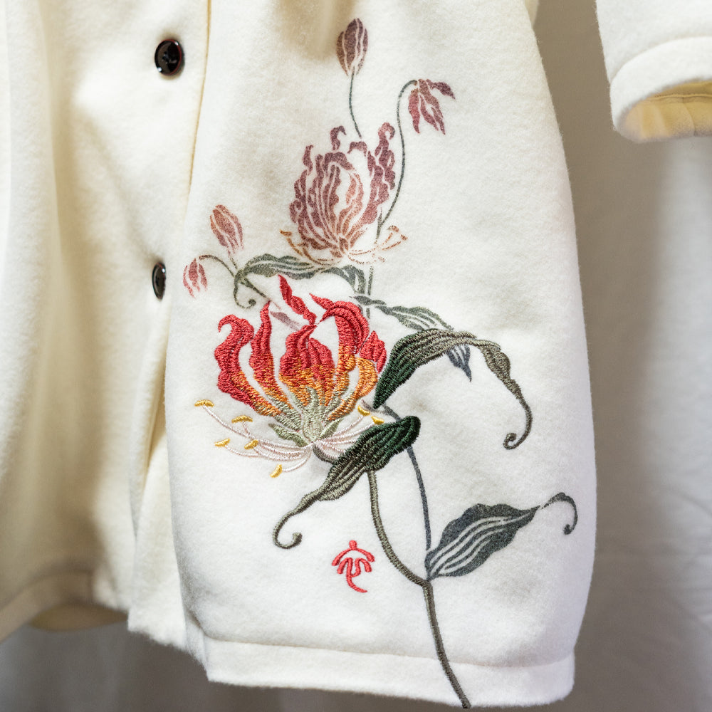 グロリオサタックウールコート