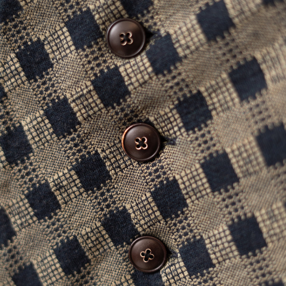 indigo fleece pullover