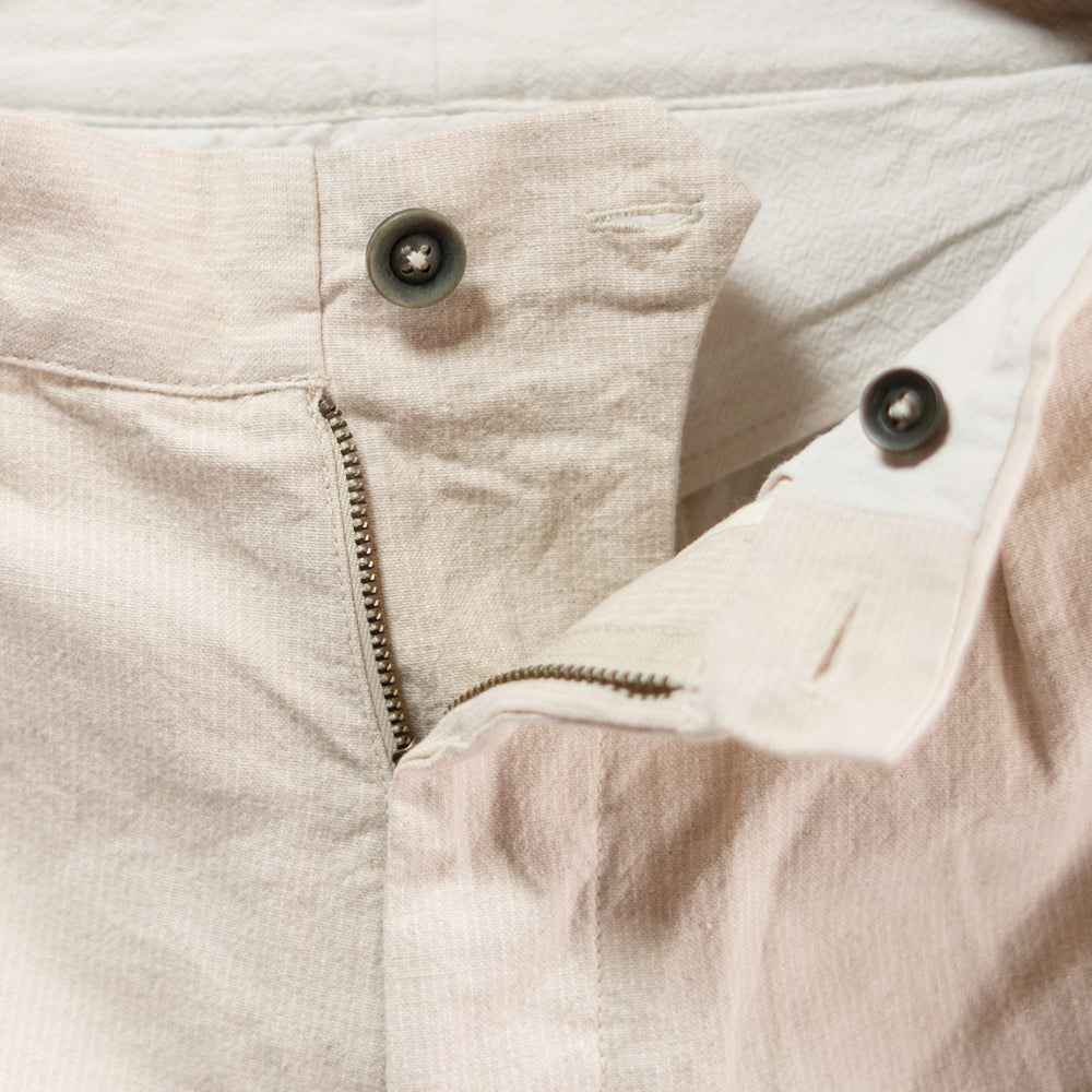 綿麻ストライプパンツ