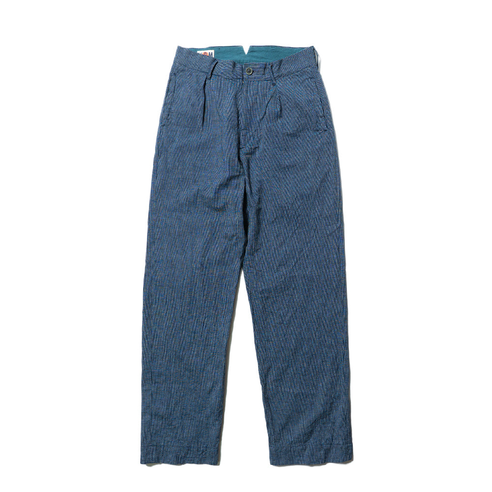 綿麻ストライプパンツ