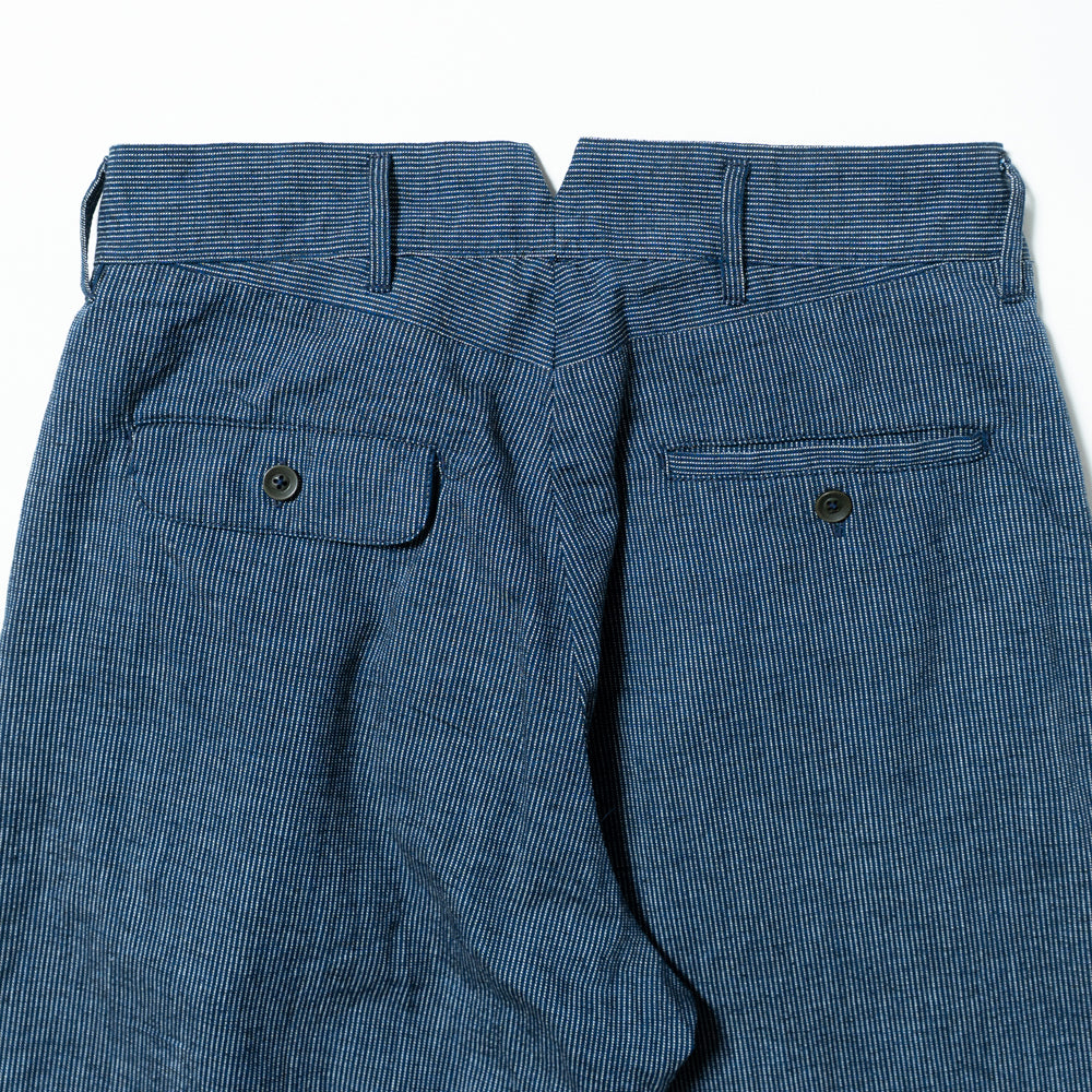 綿麻ストライプパンツ