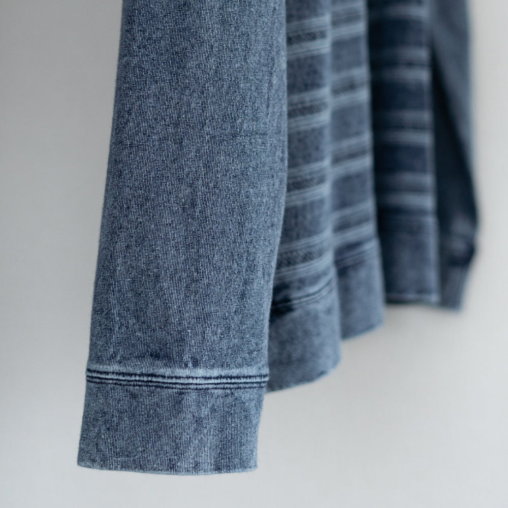 ラグラン切り替えヘンリーTシャツ