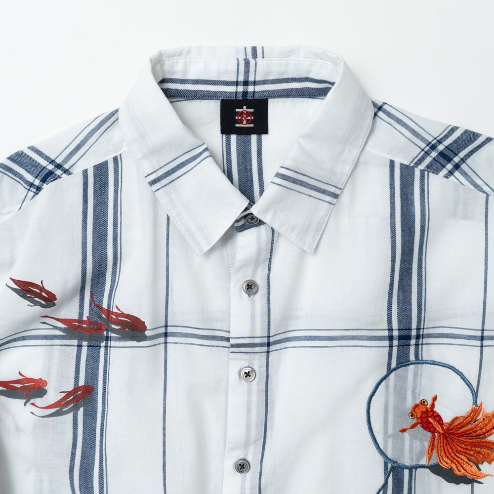 Goldfish scoop blouse