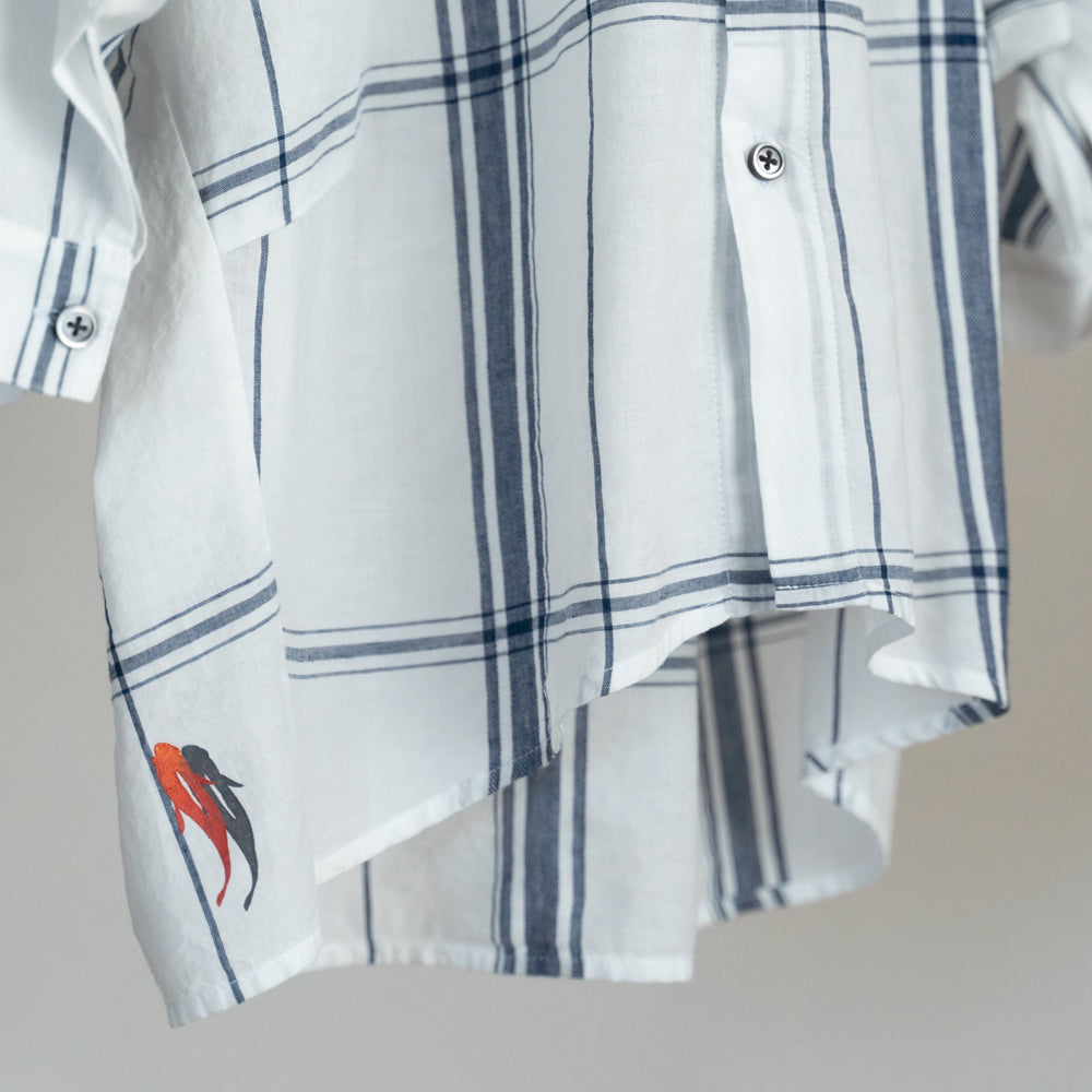 Goldfish scoop blouse