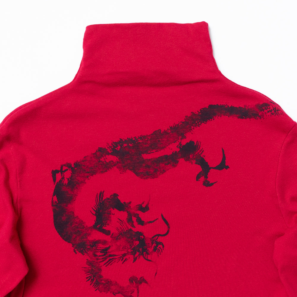 Ancient dragon Bottleneck Long T-shirt