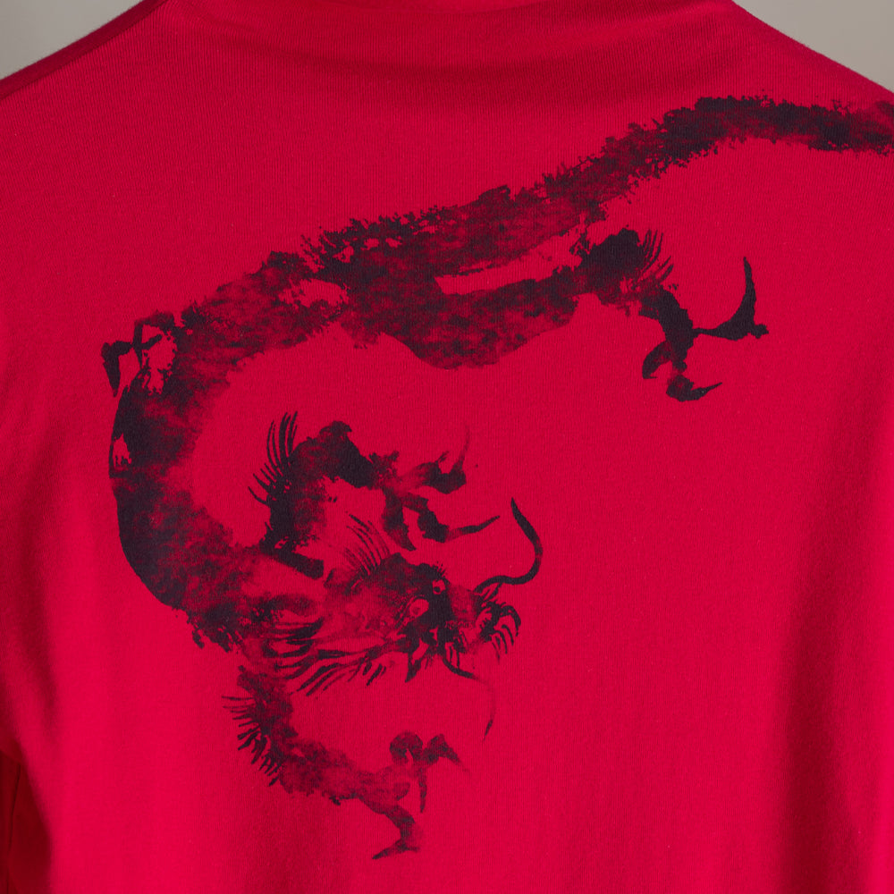 Ancient dragon Bottleneck Long T-shirt
