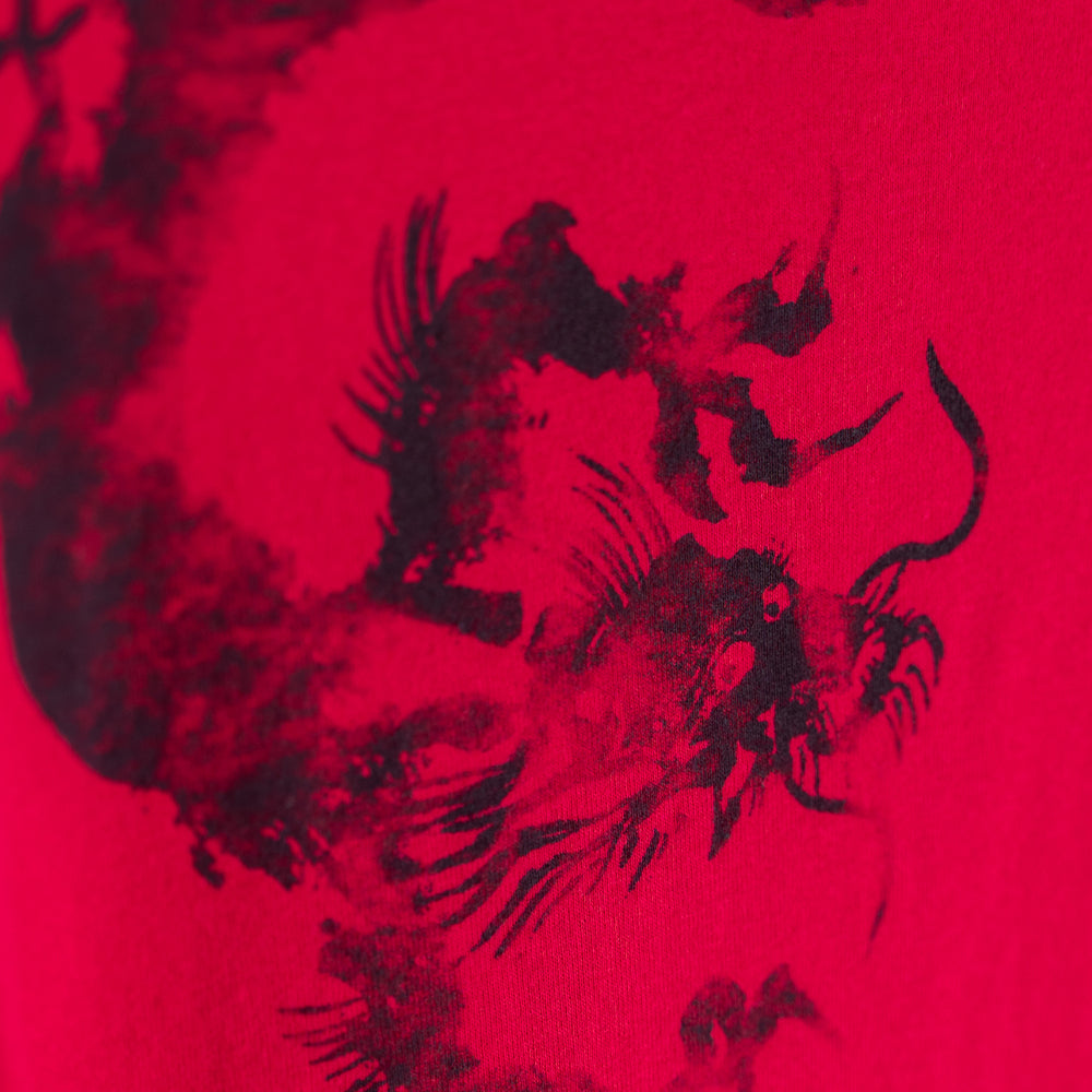 Ancient dragon Bottleneck Long T-shirt