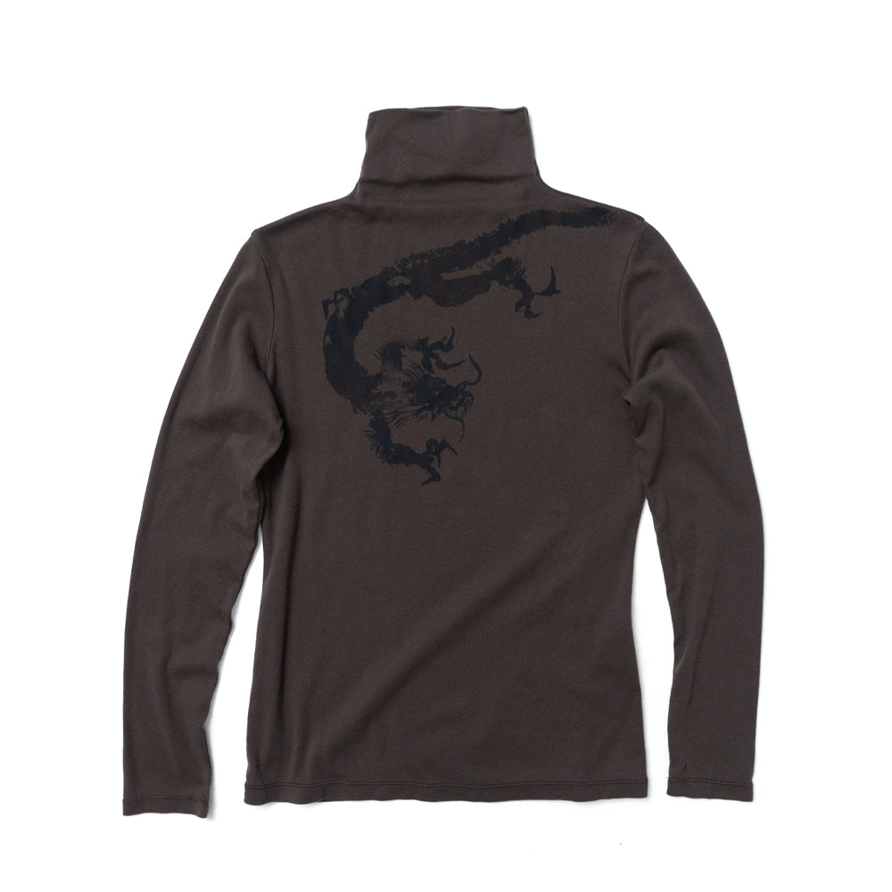 Ancient dragon Bottleneck Long T-shirt