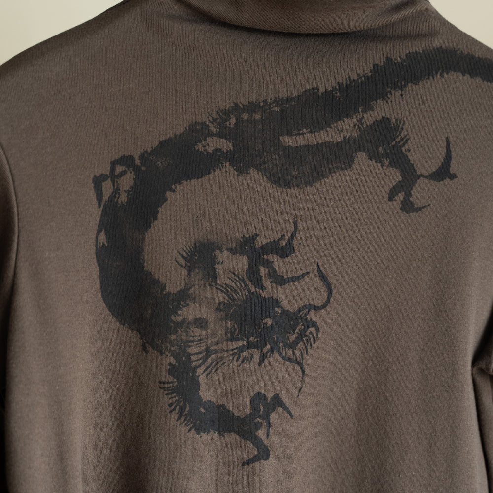 Ancient dragon Bottleneck Long T-shirt