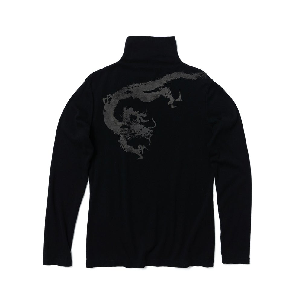 Ancient dragon Bottleneck Long T-shirt