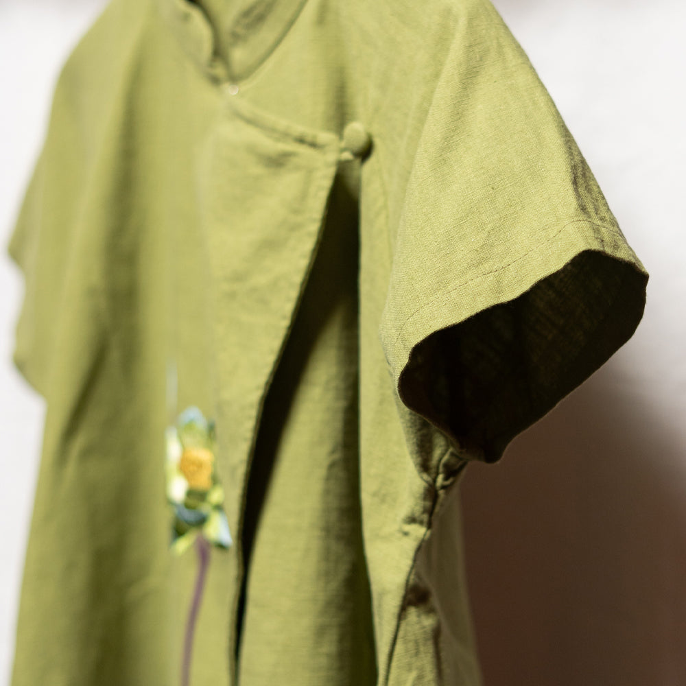 Lotus Cross Chinese Tunic