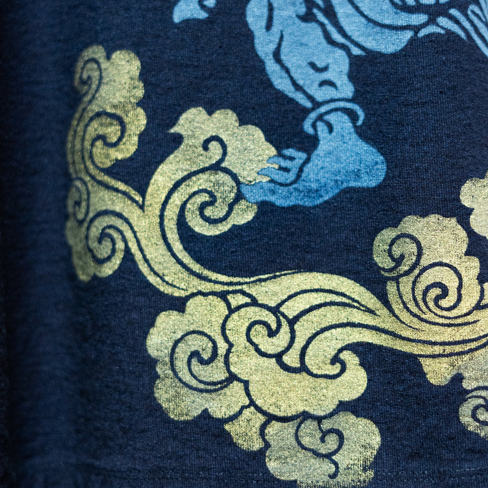 Fujin Raijin Kasuri Weave Raglan T-shirt