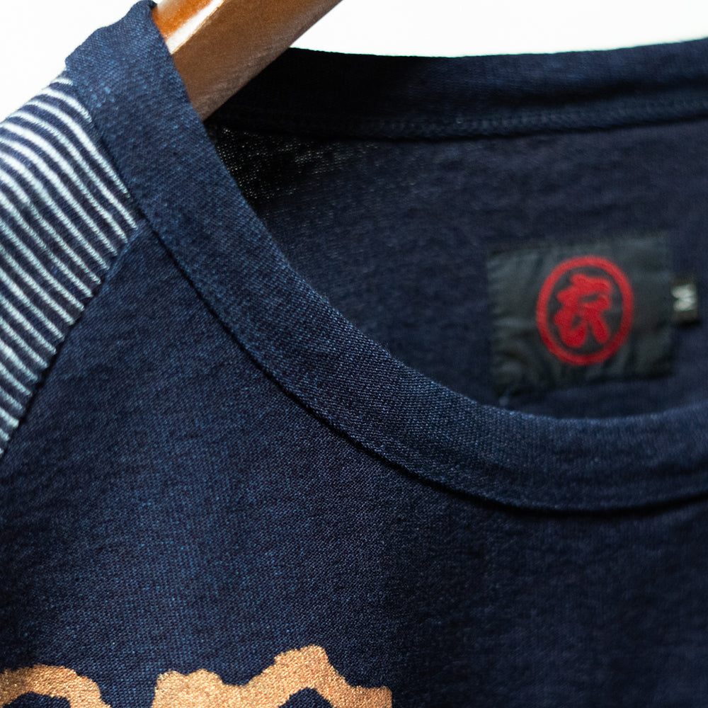 Fujin Raijin Kasuri Weave Raglan T-shirt