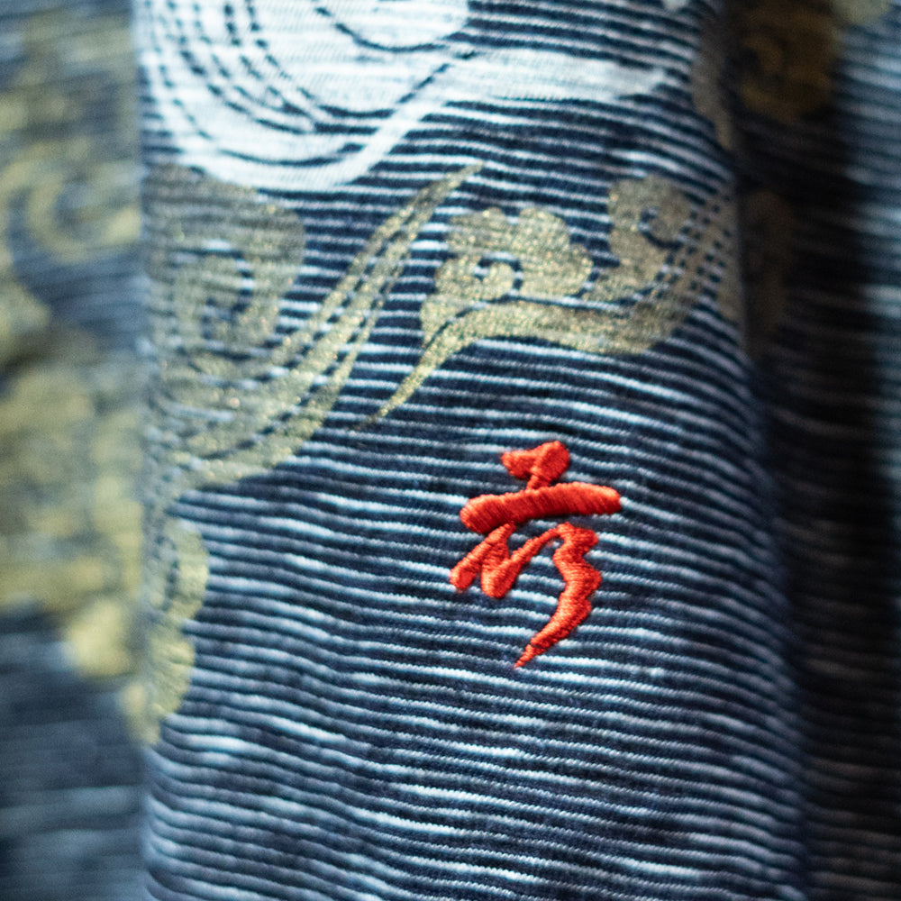 Fujin Raijin Kasuri Weave Raglan T-shirt