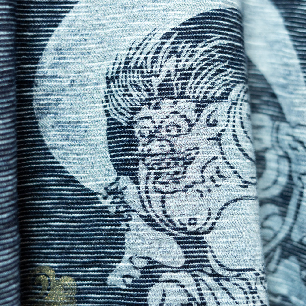 Fujin Raijin Kasuri Weave Raglan T-shirt