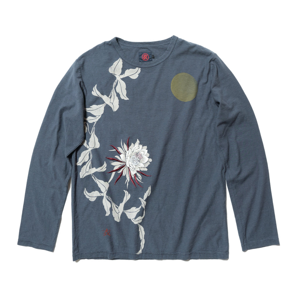 Night-blooming cereus & Moonlit Bat T-shirt