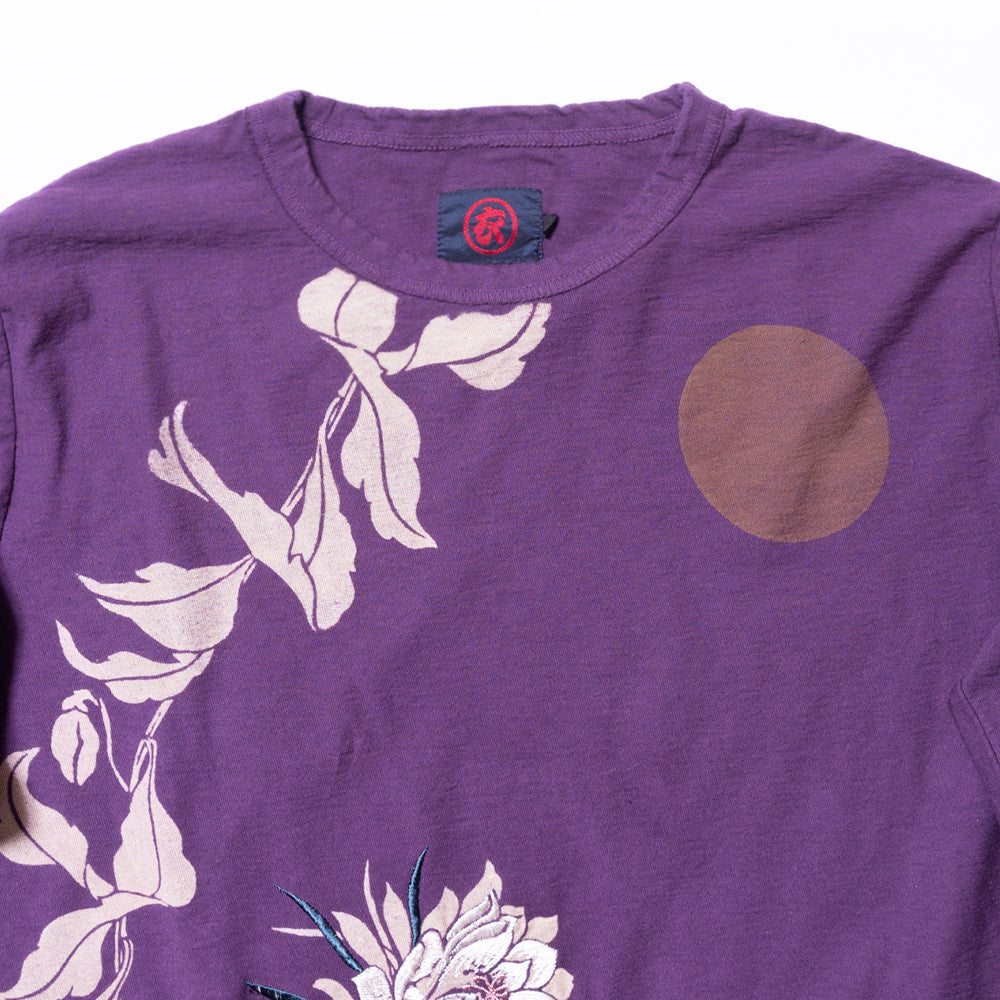 Night-blooming cereus & Moonlit Bat T-shirt
