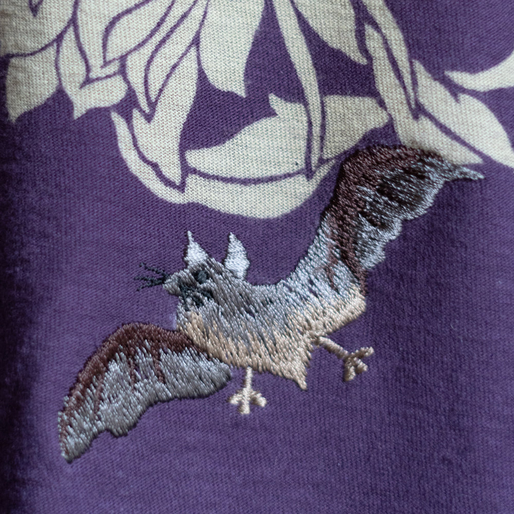 Night-blooming cereus & Moonlit Bat T-shirt