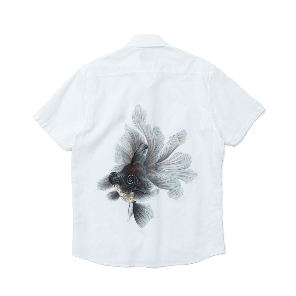 Hand-drawn goldfish shirt