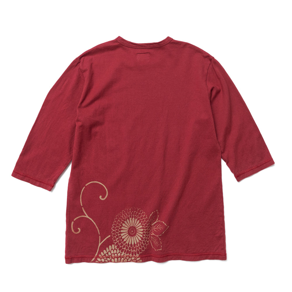 The Nap of hedgehog Three-quarter Sleeves T-shirt
