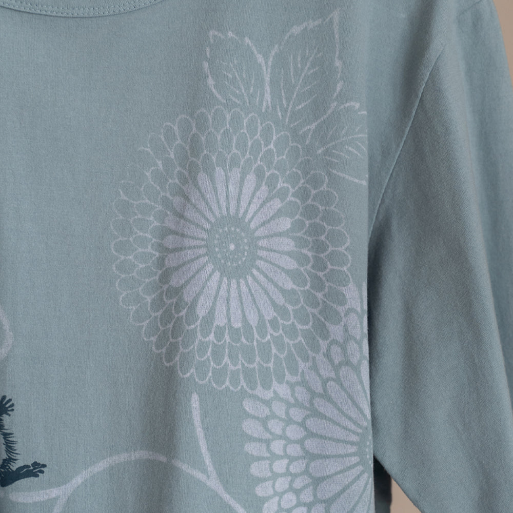 The Nap of hedgehog Three-quarter Sleeves T-shirt