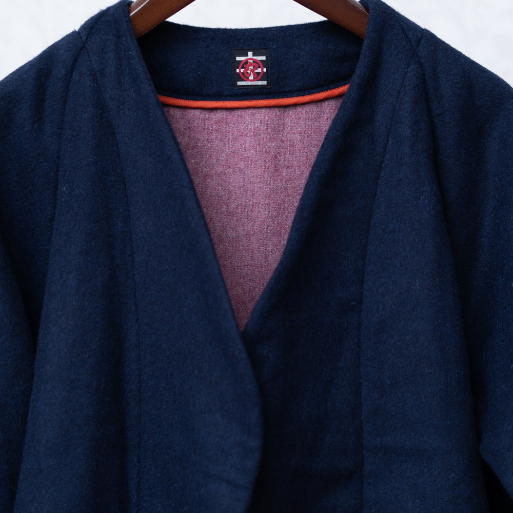 彼岸花着物衿コート