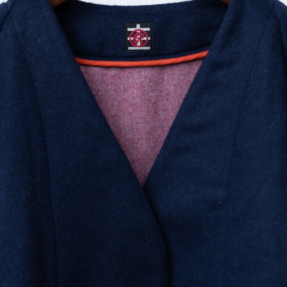 彼岸花着物衿コート