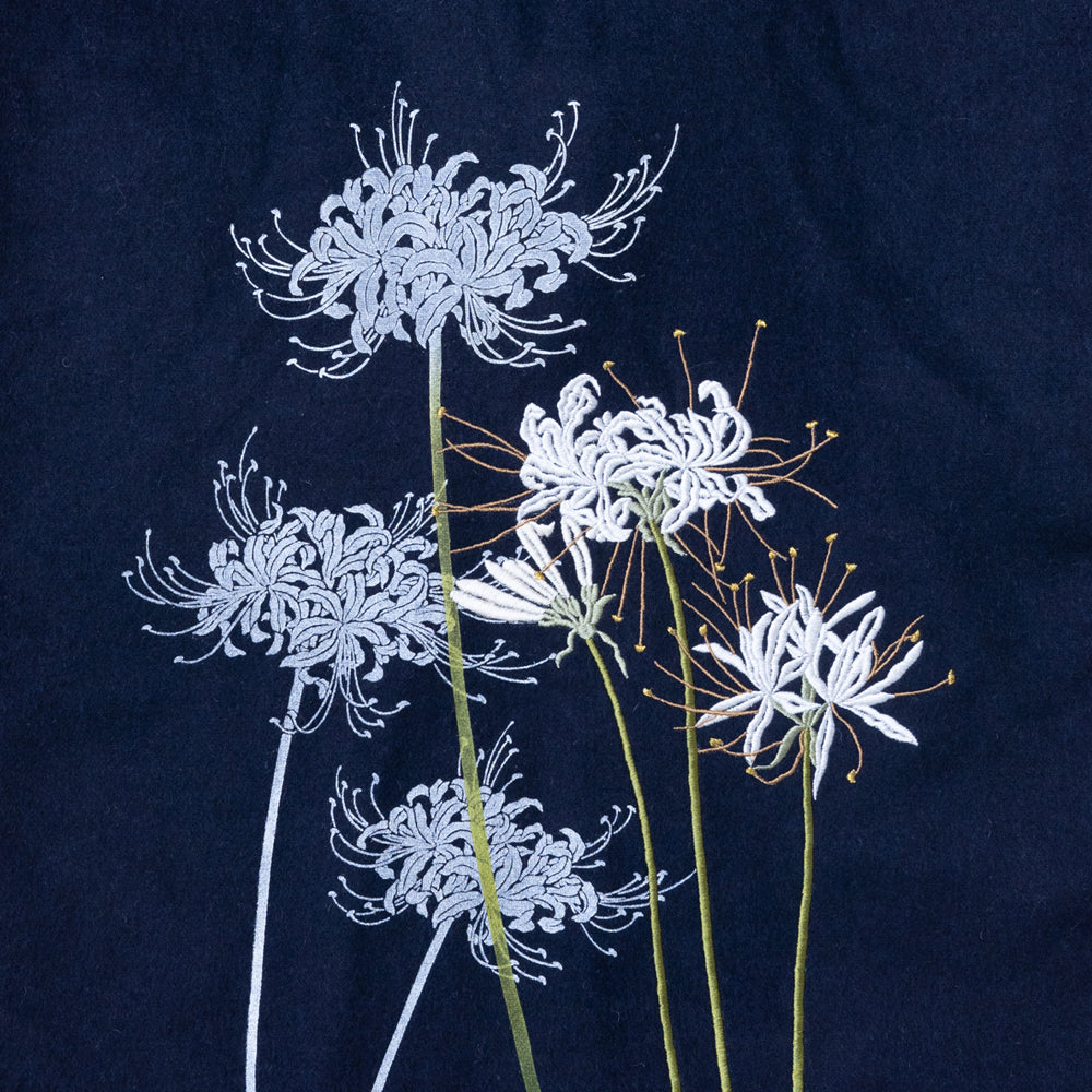 彼岸花着物衿コート