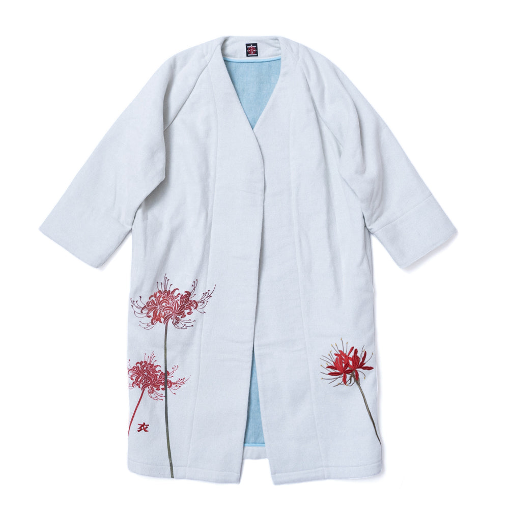 彼岸花着物衿コート