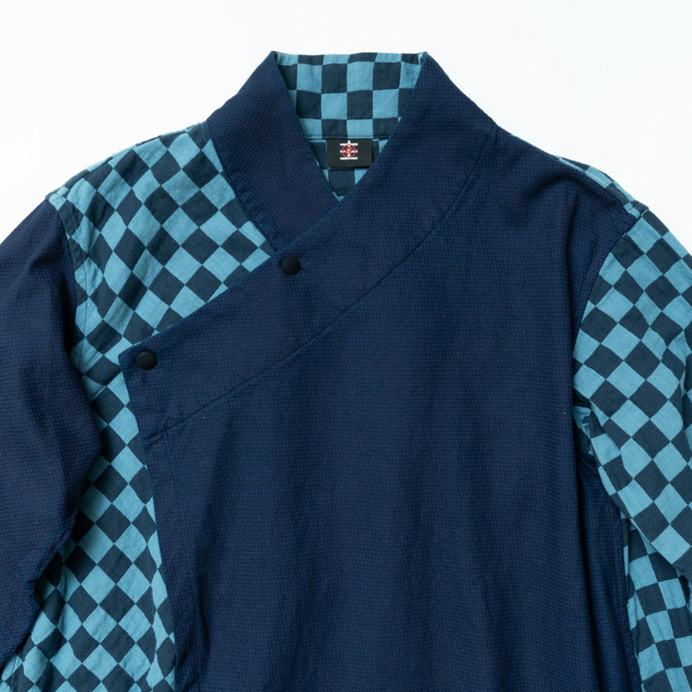 Ichimatsu Kimono Cross Dress (Plum)