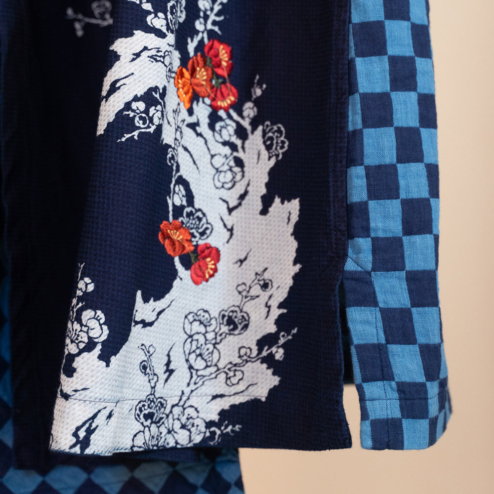 Ichimatsu Kimono Cross Dress (Plum)