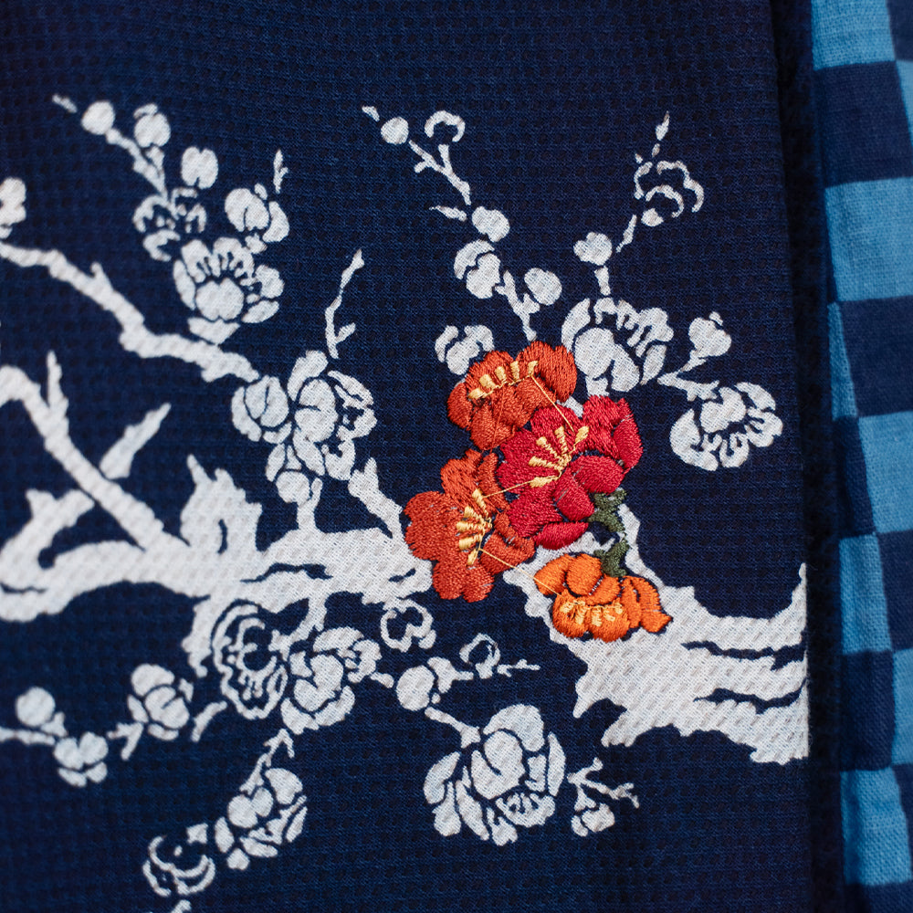Ichimatsu Kimono Cross Dress (Plum)