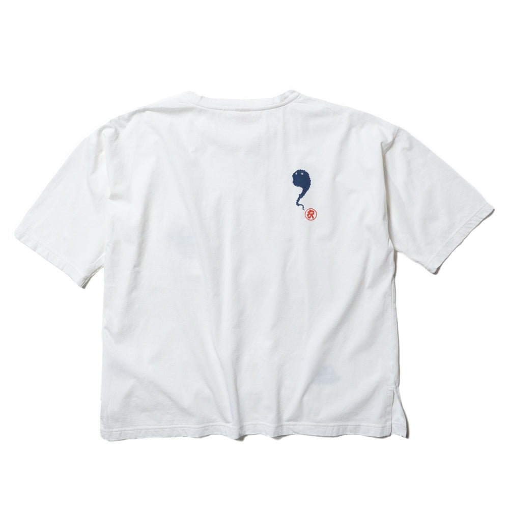 隠れ妖怪ポケット付き半袖Tシャツ