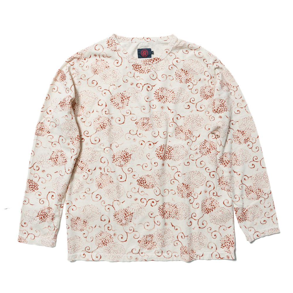 Arabesque patterned (chrysanthemum) T-shirt