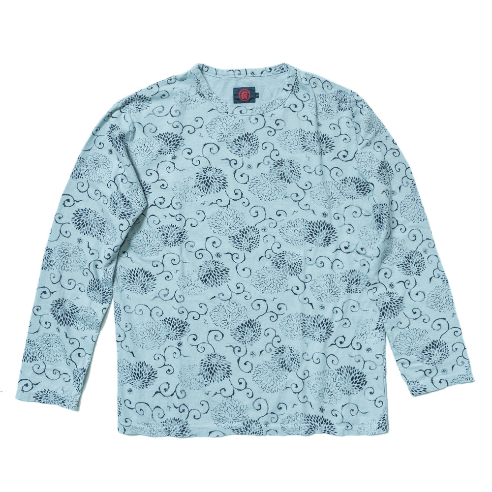 Arabesque patterned (chrysanthemum) T-shirt