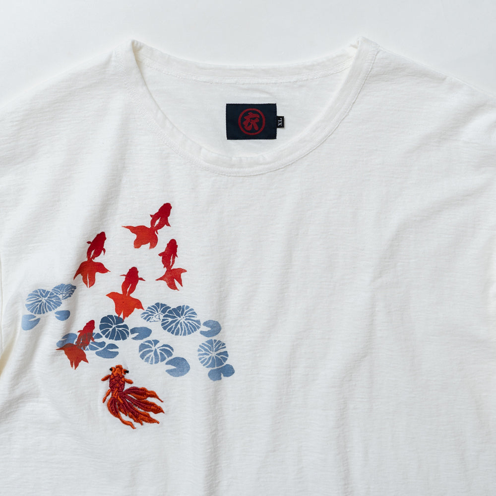 金魚群半袖Tシャツ