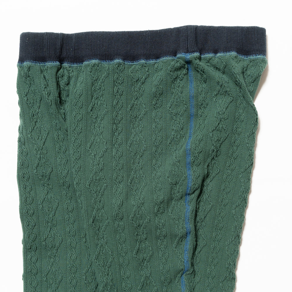 アランニット編みレギンス