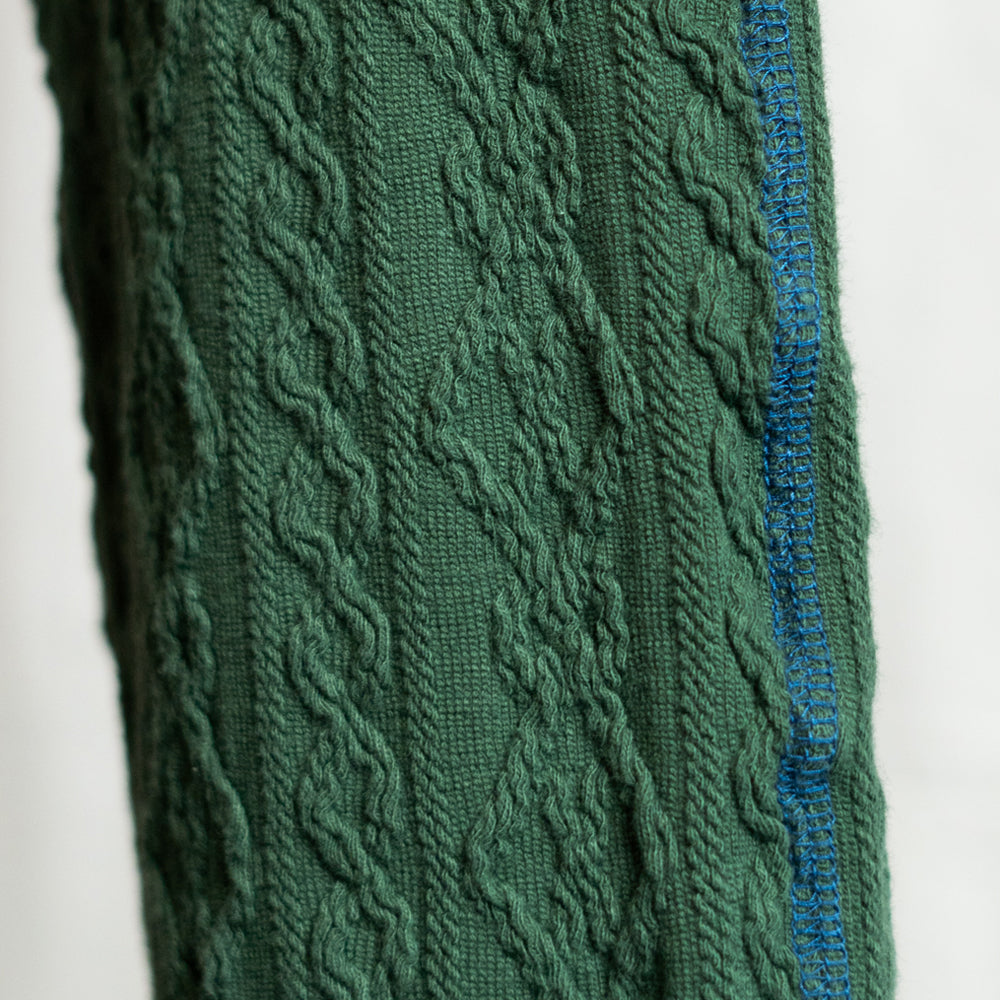 アランニット編みレギンス