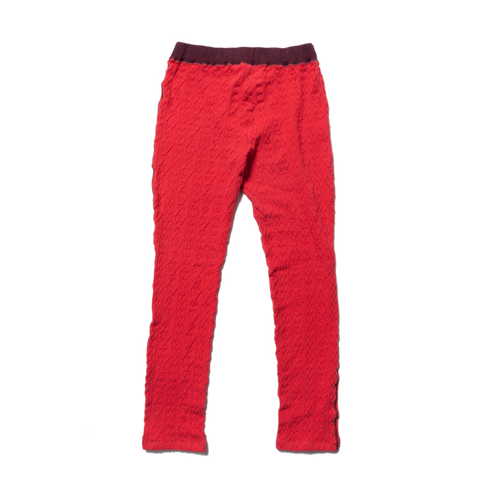 アランニット編みレギンス